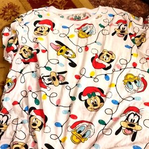 Christmas Disney short sleeve shirt
